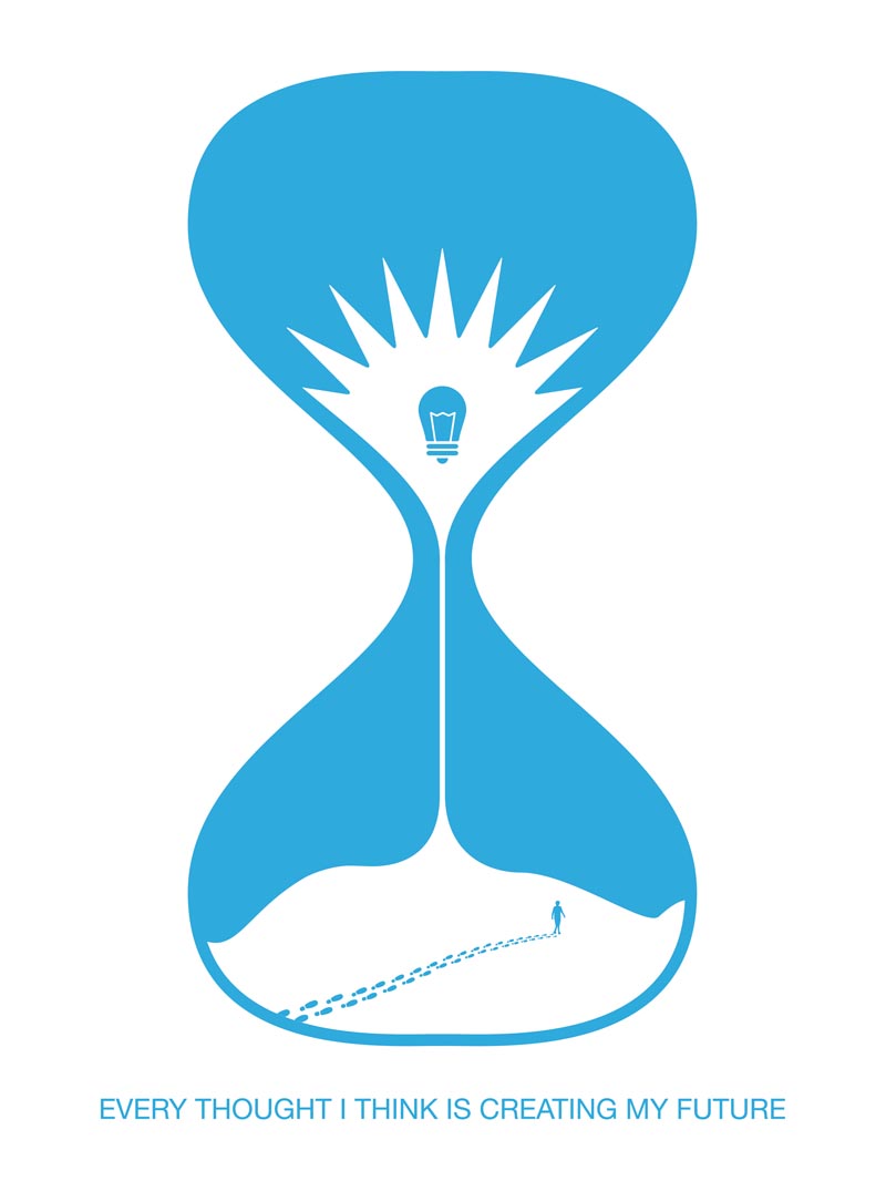 A man walks on the sand of a watch as his time runs out.